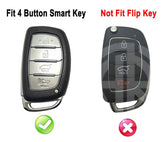 Hyundai Tucson Premium Key Cover in Carbon Fiber Anti Fall & Durable
